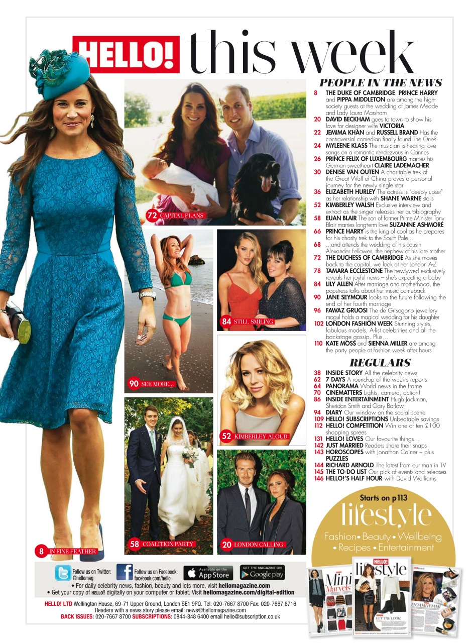 Hello! Magazine Preview Pages