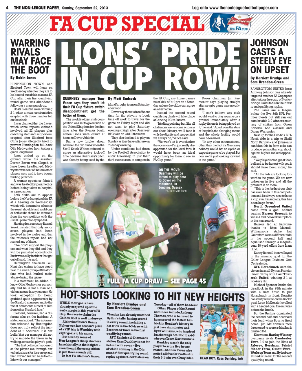 The Non-League Football Paper Preview Pages