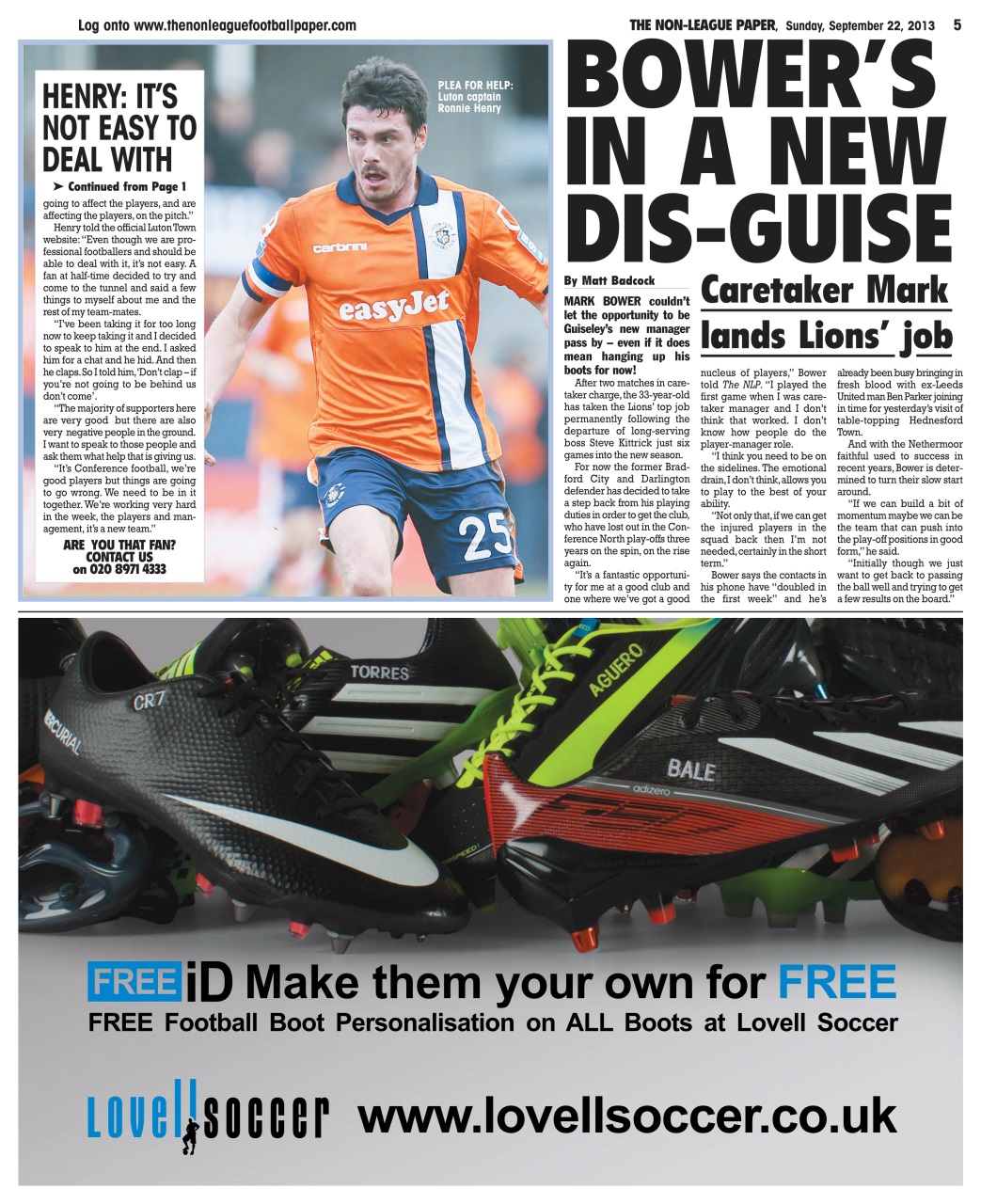 The Non-League Football Paper Preview Pages