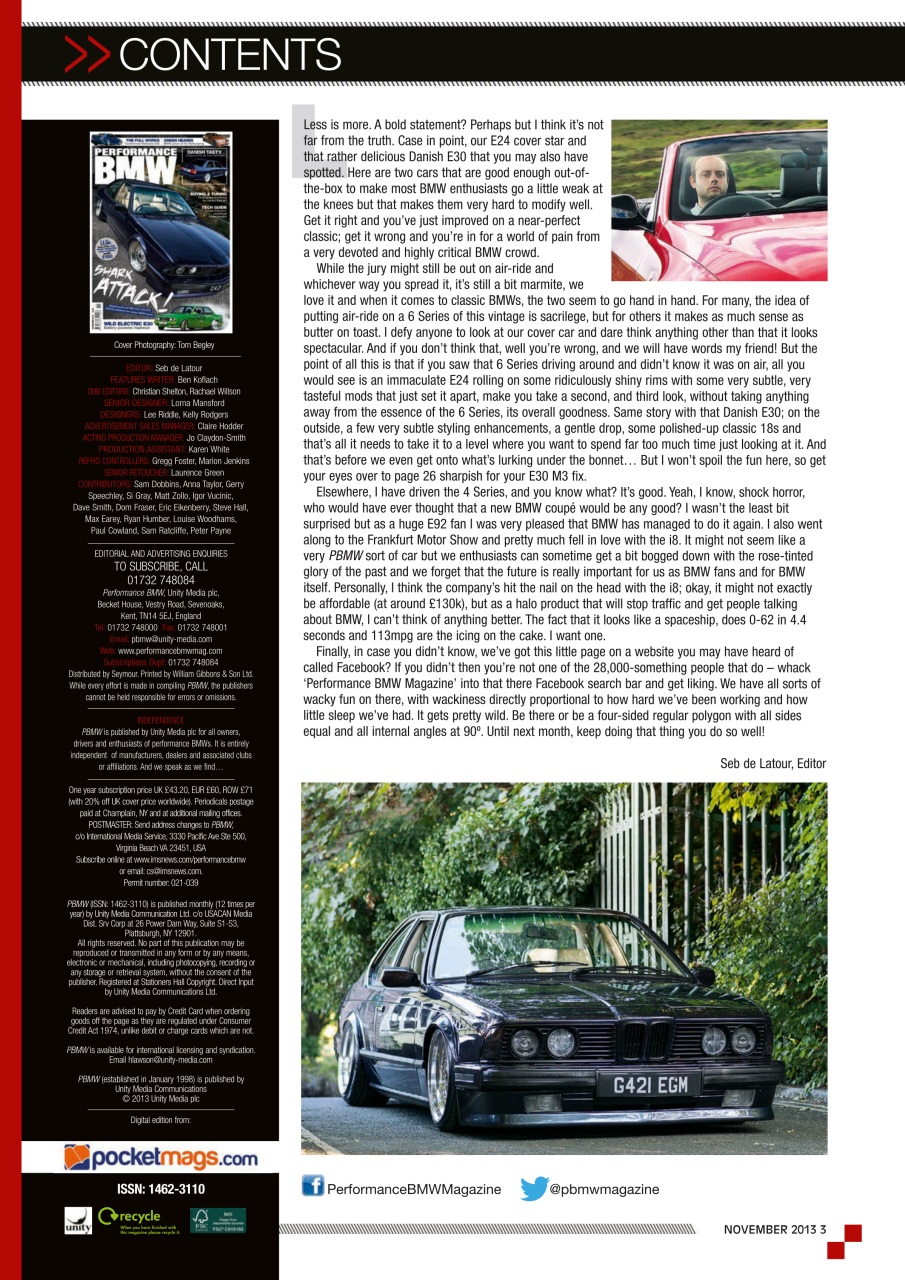 Performance BMW Preview Pages