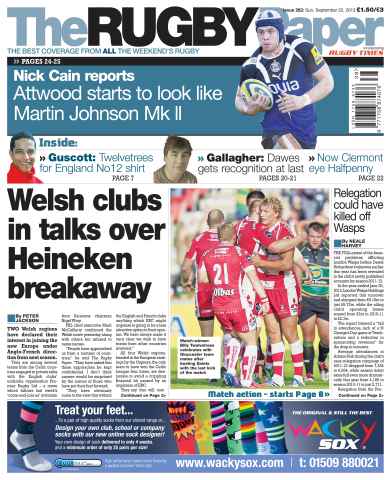 The Rugby Paper issue Sunday 22nd September 2013