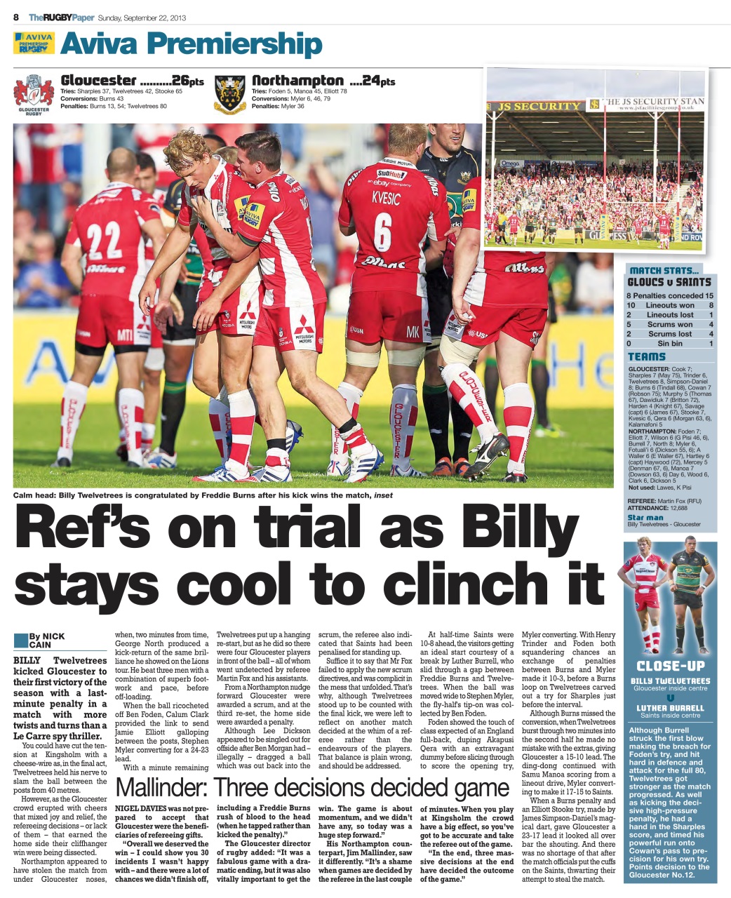The Rugby Paper Preview Pages