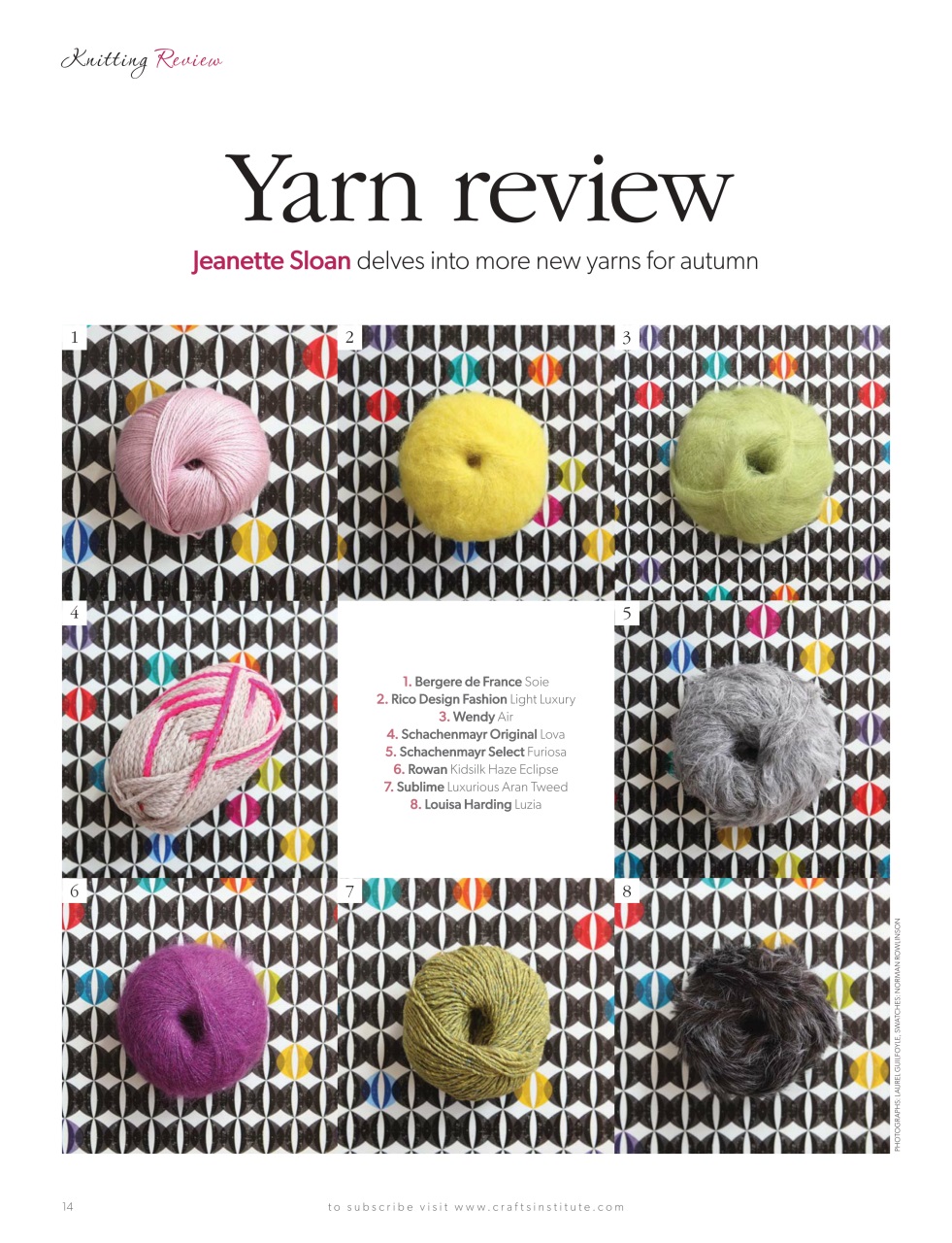 Knitting Preview Pages