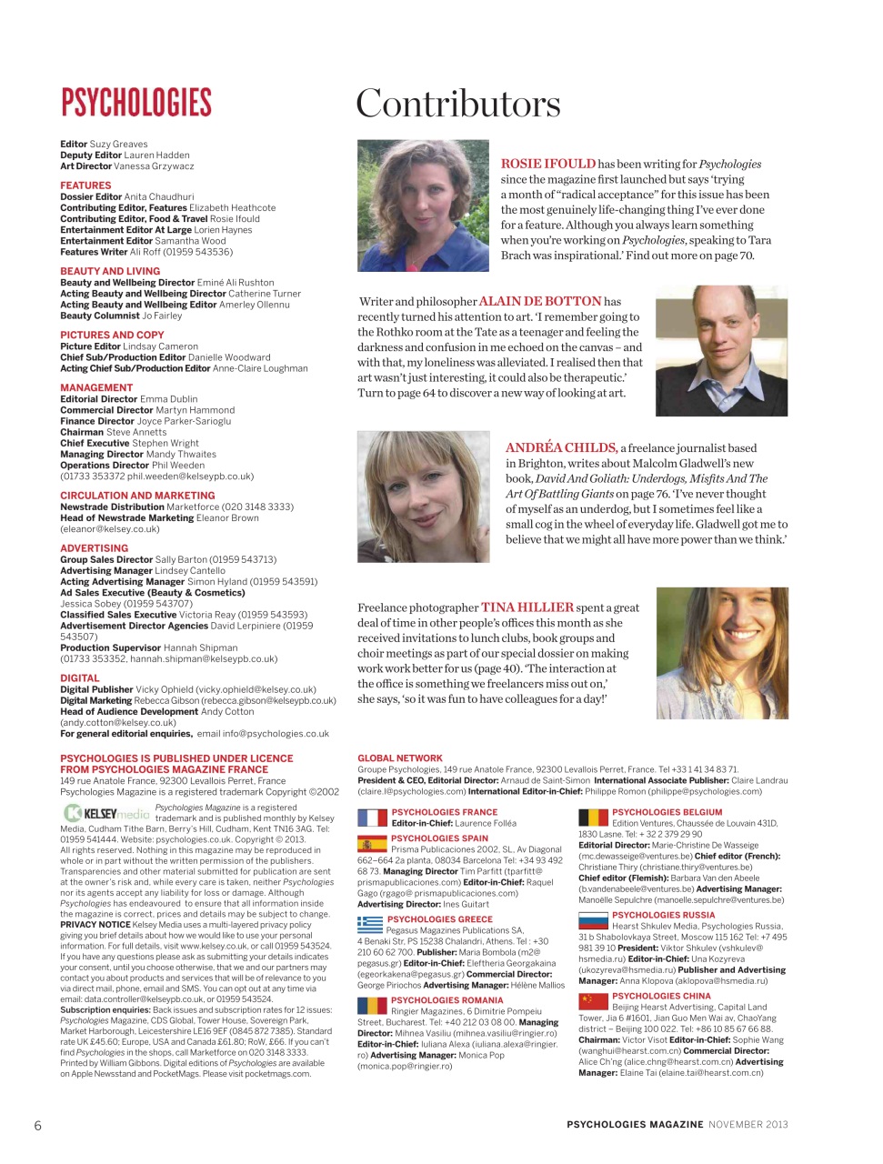 Psychologies Preview Pages