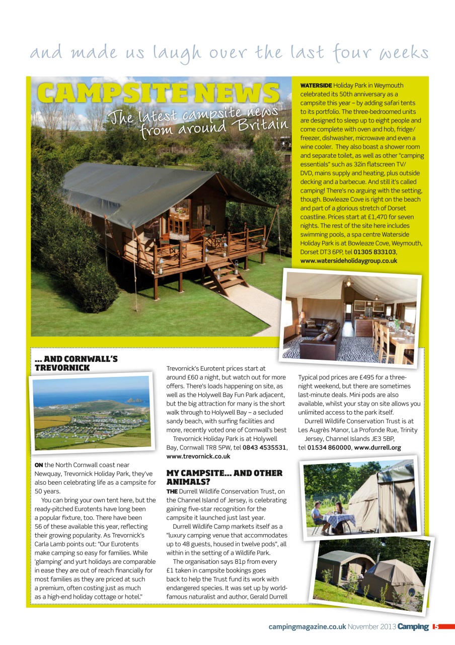 Camping Preview Pages
