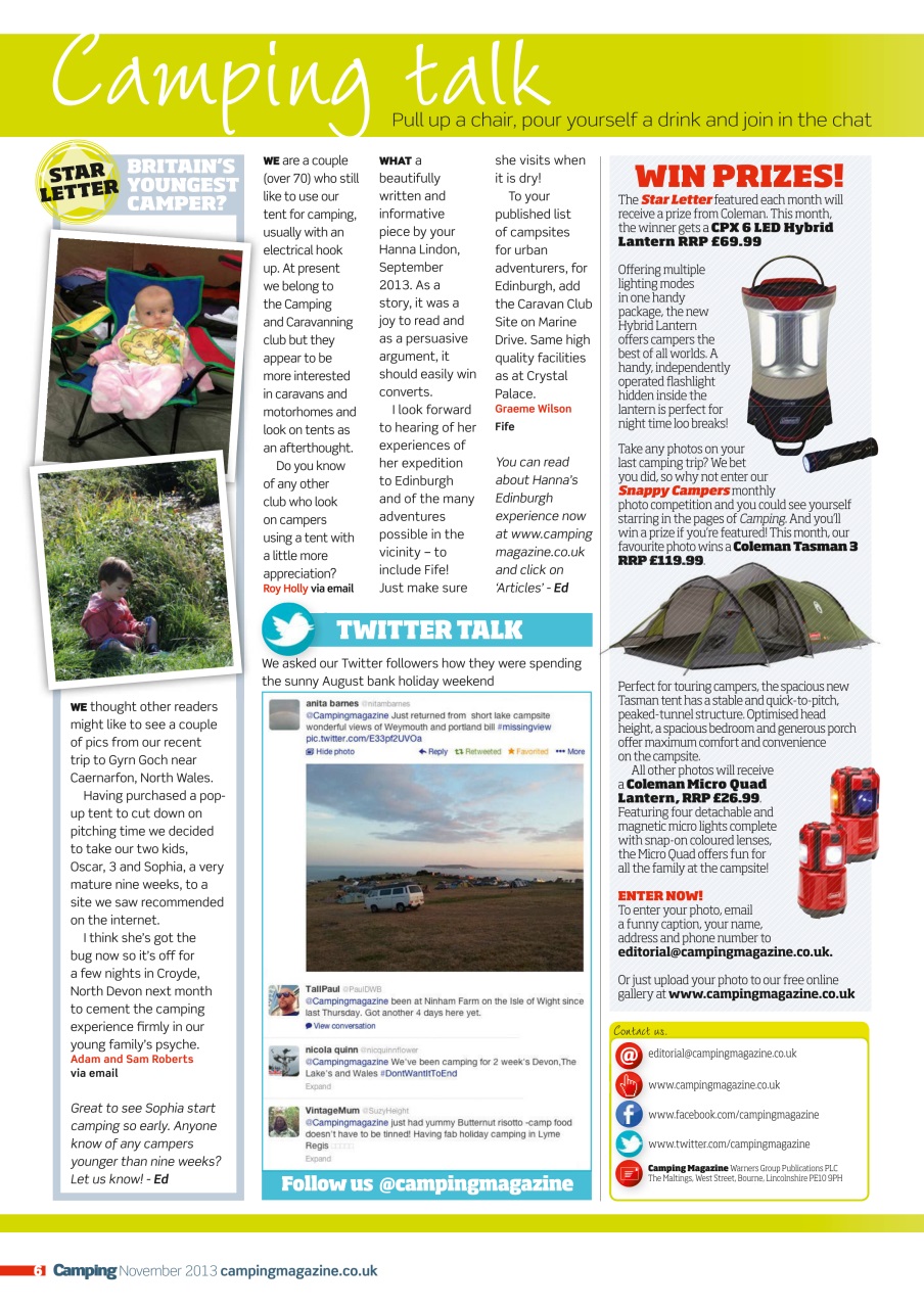 Camping Preview Pages