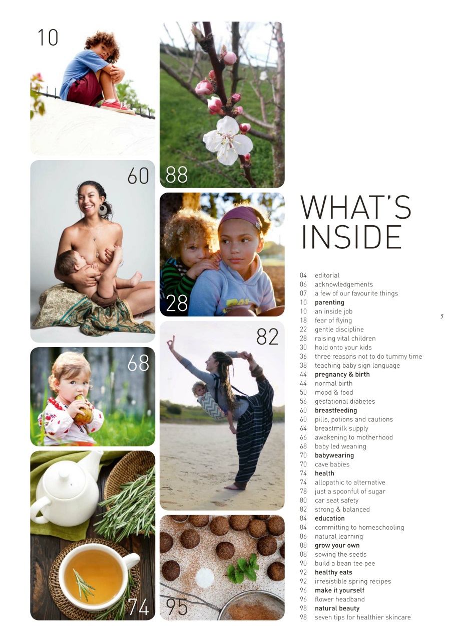 The Natural Parent Magazine Preview Pages