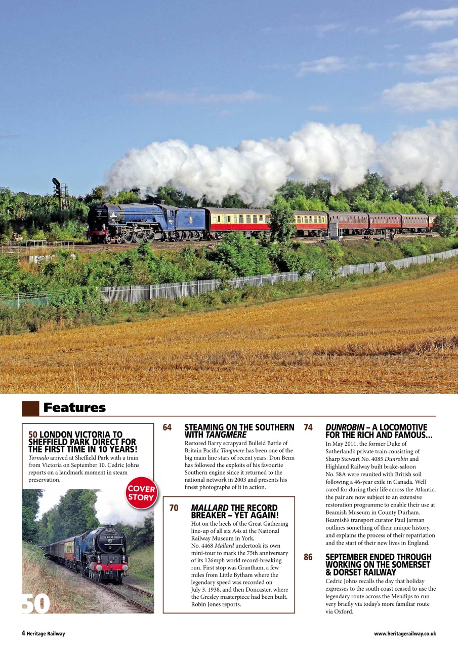 Heritage Railway Preview Pages