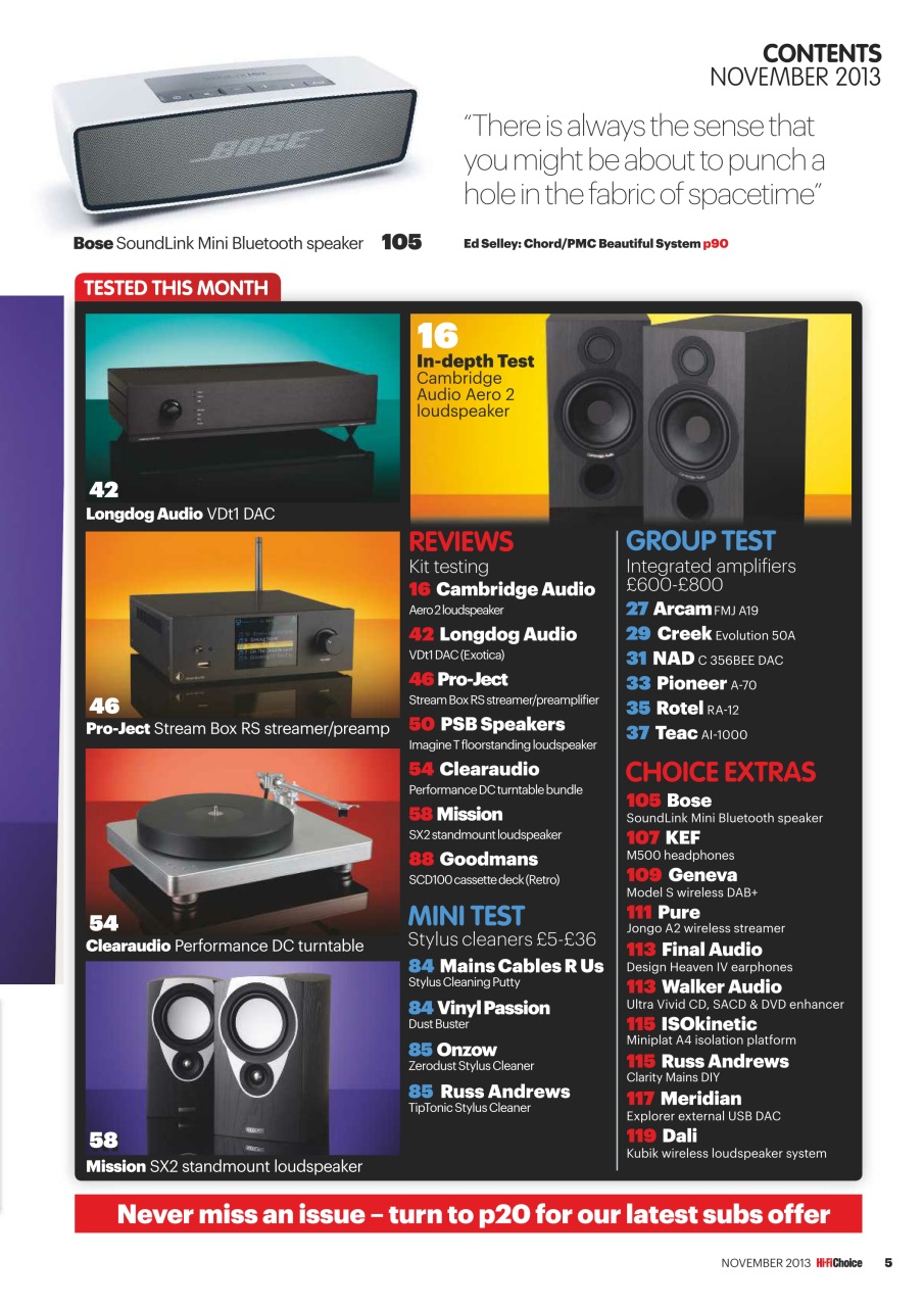 Hi-Fi Choice Preview Pages