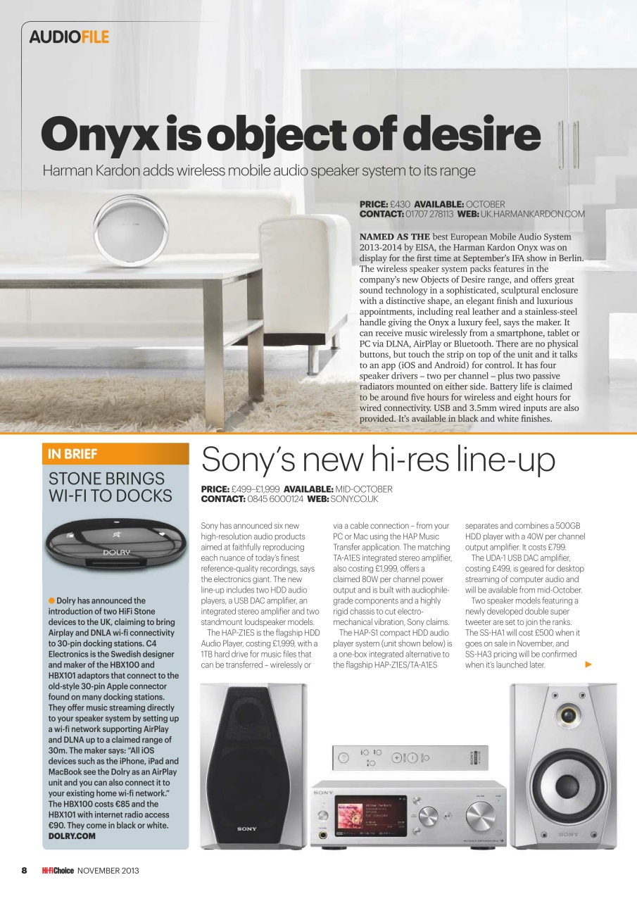 Hi-Fi Choice Preview Pages