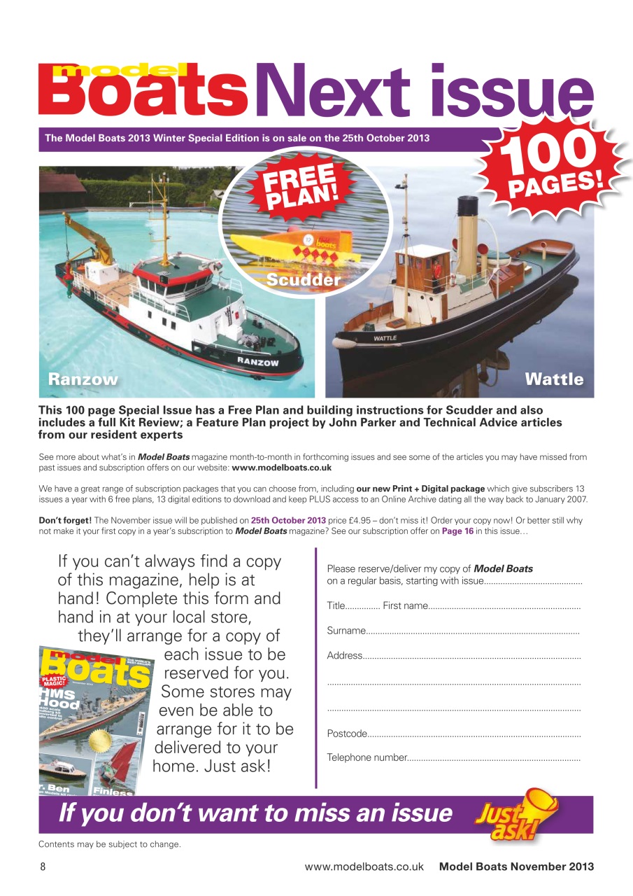 Model Boats Preview Pages