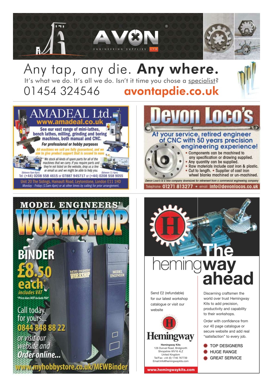 Model Engineer & Workshop Magazine Preview Pages