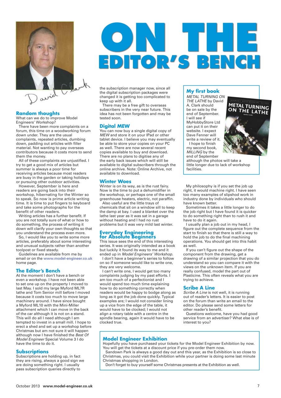 Model Engineer & Workshop Magazine Preview Pages