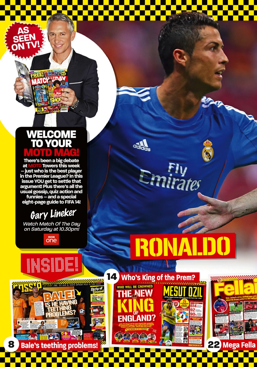 Match of the Day Preview Pages