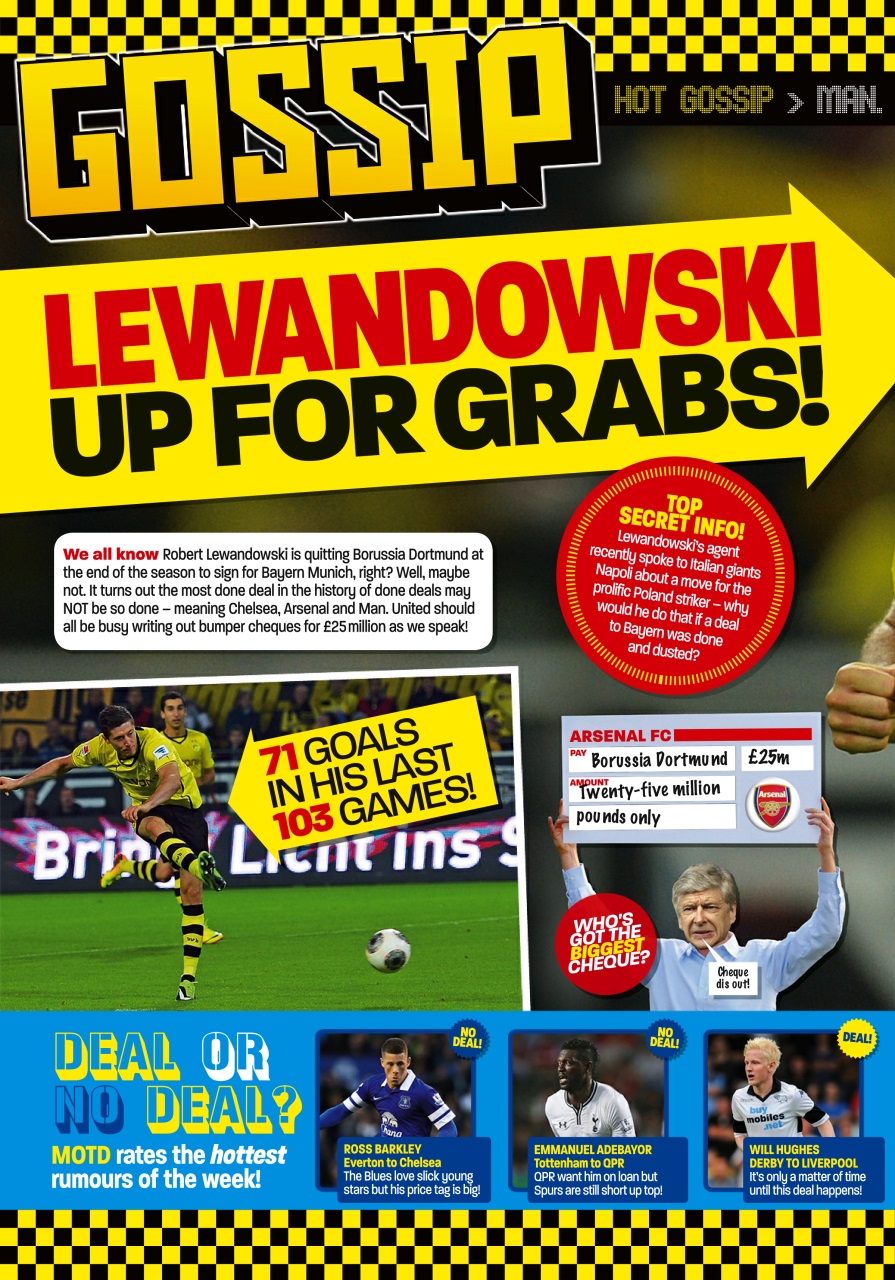 Match of the Day Preview Pages