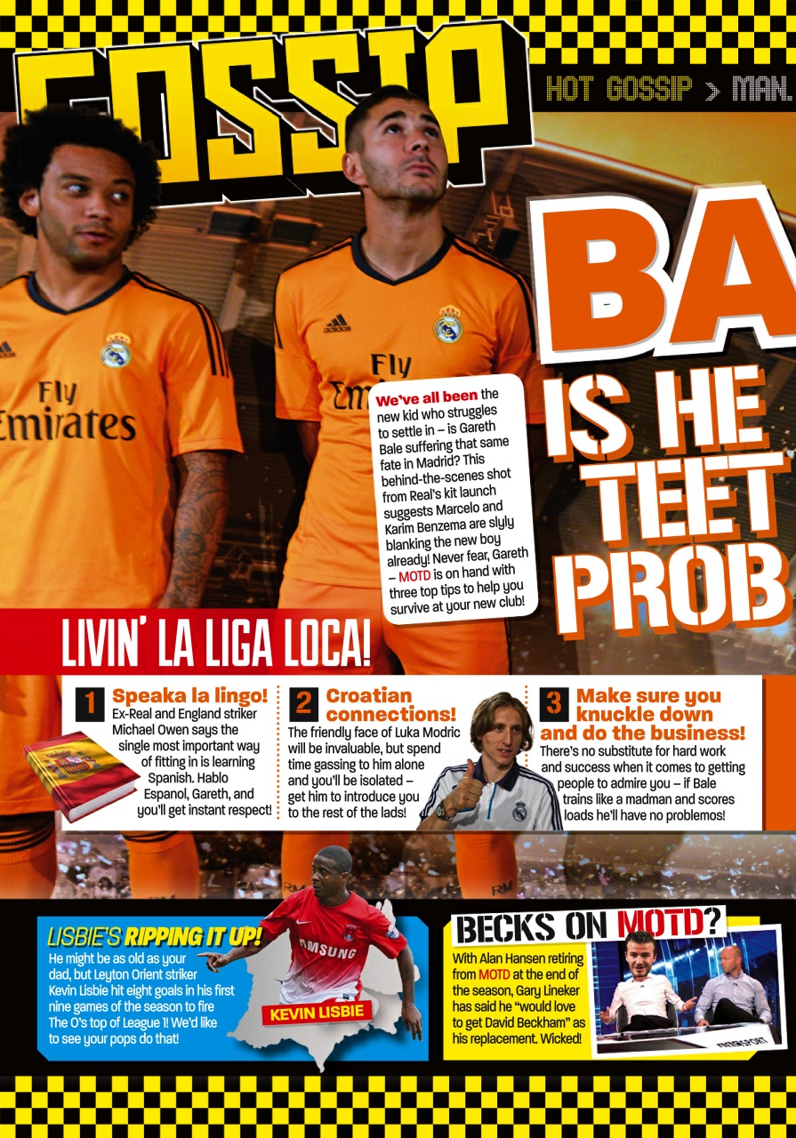 Match of the Day Preview Pages