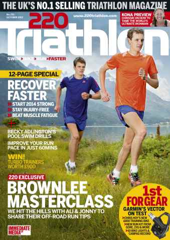 220 Triathlon Magazine issue October 2013