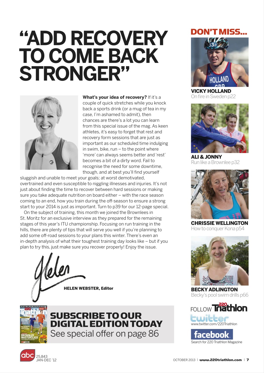 220 Triathlon Magazine Preview Pages