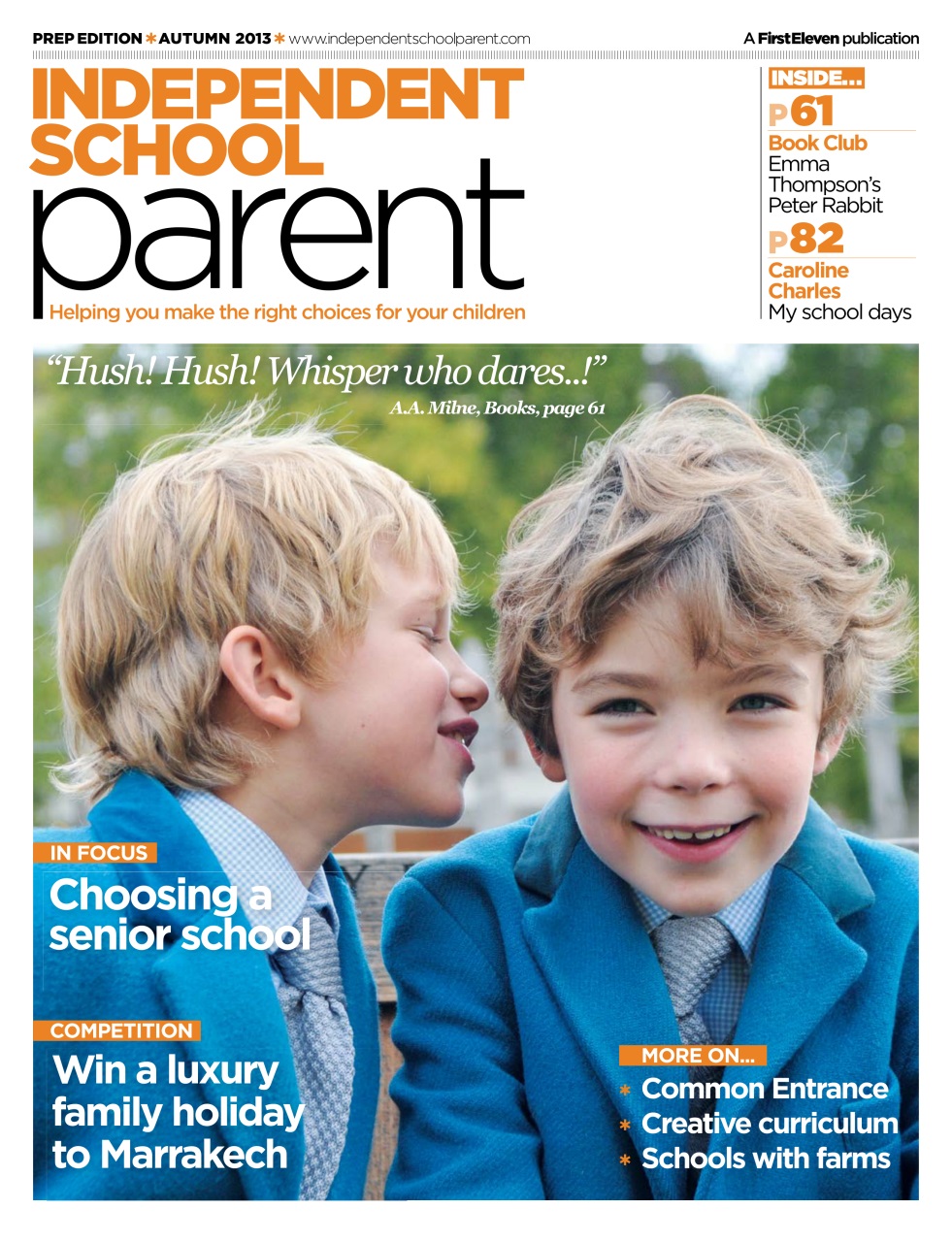 Independent School Parent Preview Pages