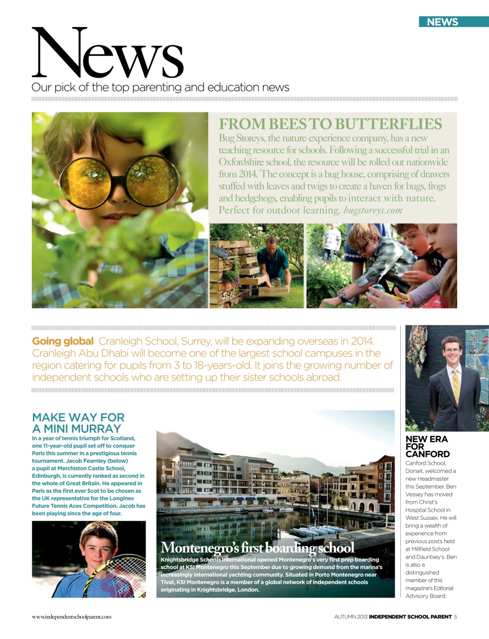 Independent School Parent Preview Pages