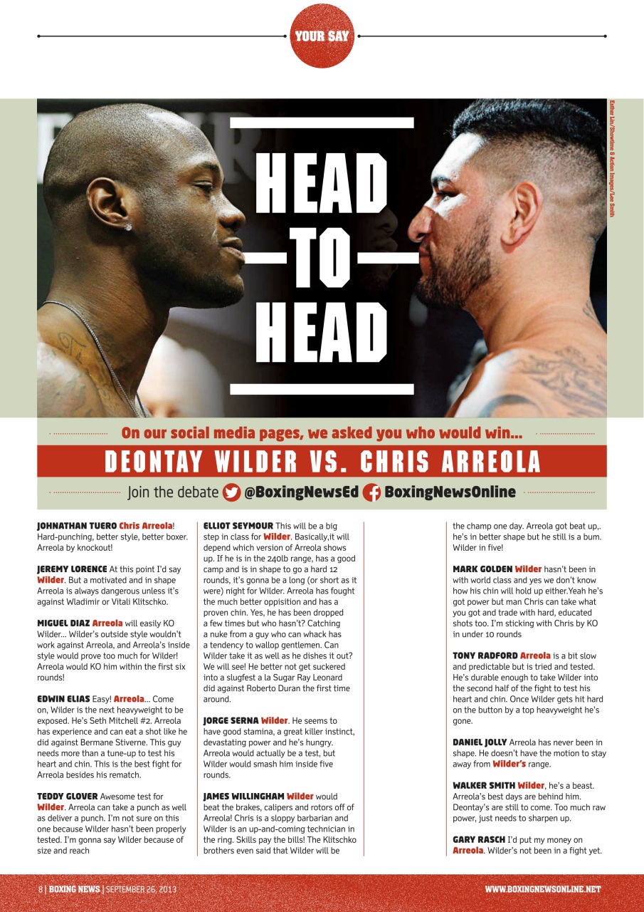 Boxing News Preview Pages