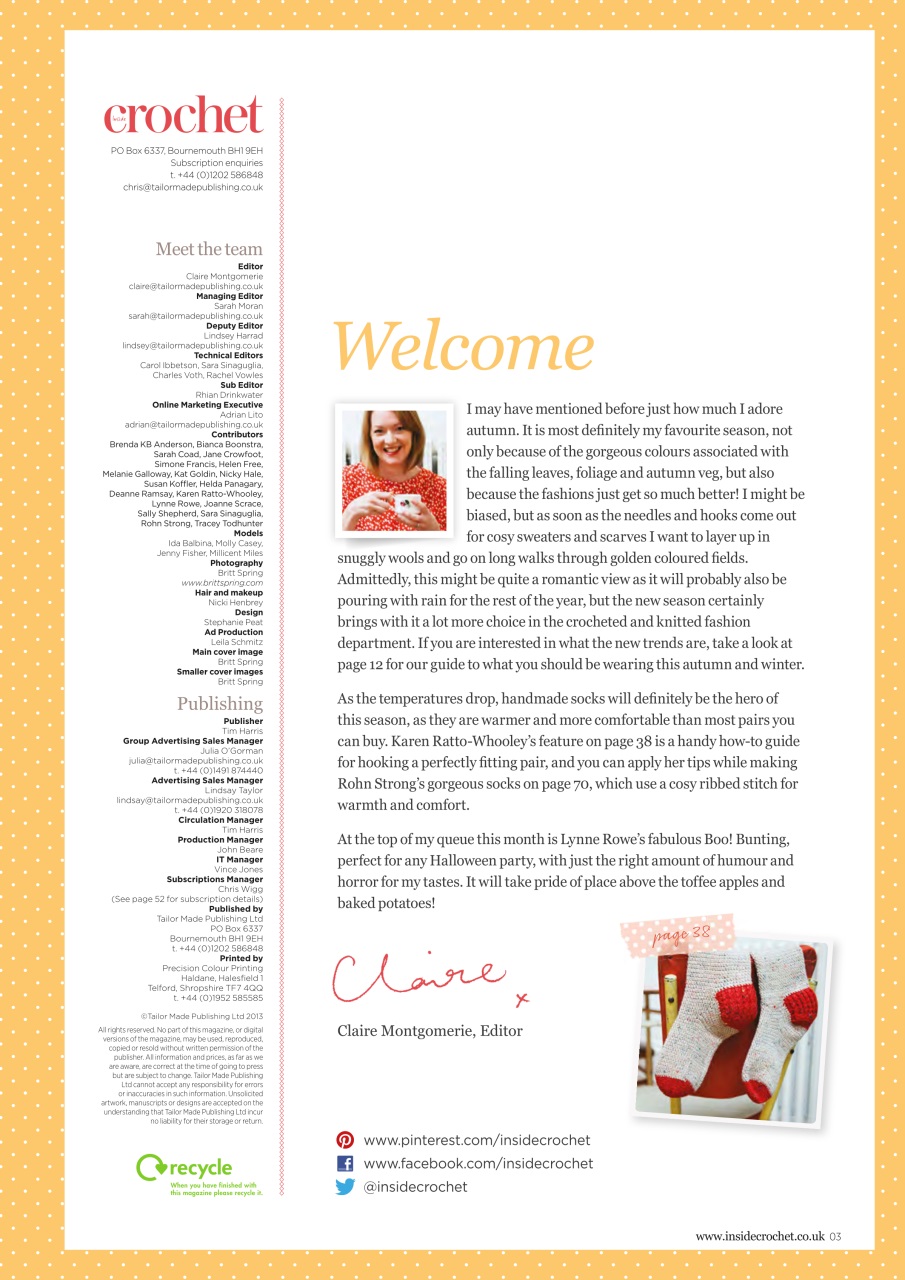 Inside Crochet Preview Pages