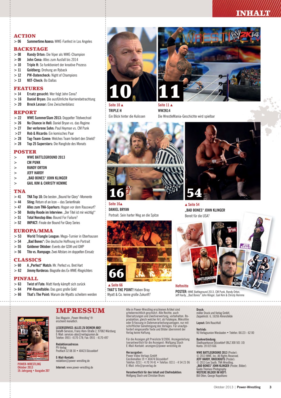 Power-Wrestling Preview Pages