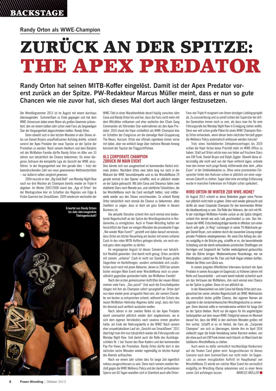 Power-Wrestling Preview Pages