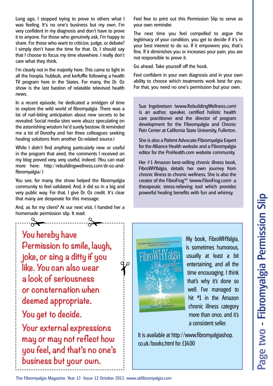 Fibromyalgia Magazine Preview Pages