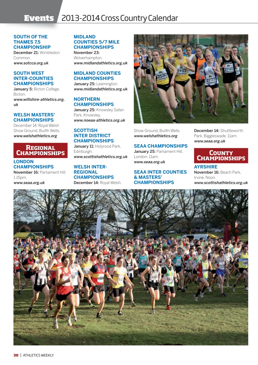 AW – Athletics Weekly Magazine Preview Pages