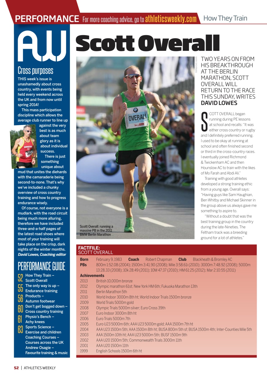 AW – Athletics Weekly Magazine Preview Pages