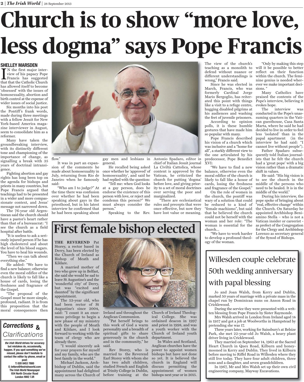 Irish World Preview Pages