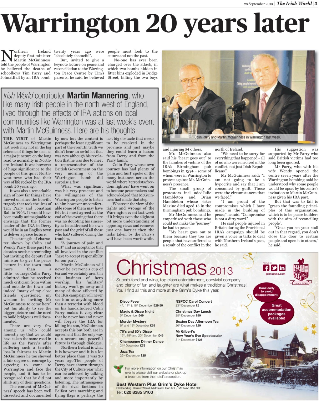 Irish World Preview Pages
