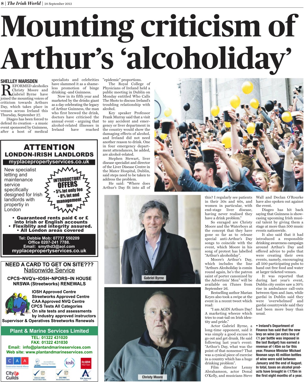 Irish World Preview Pages