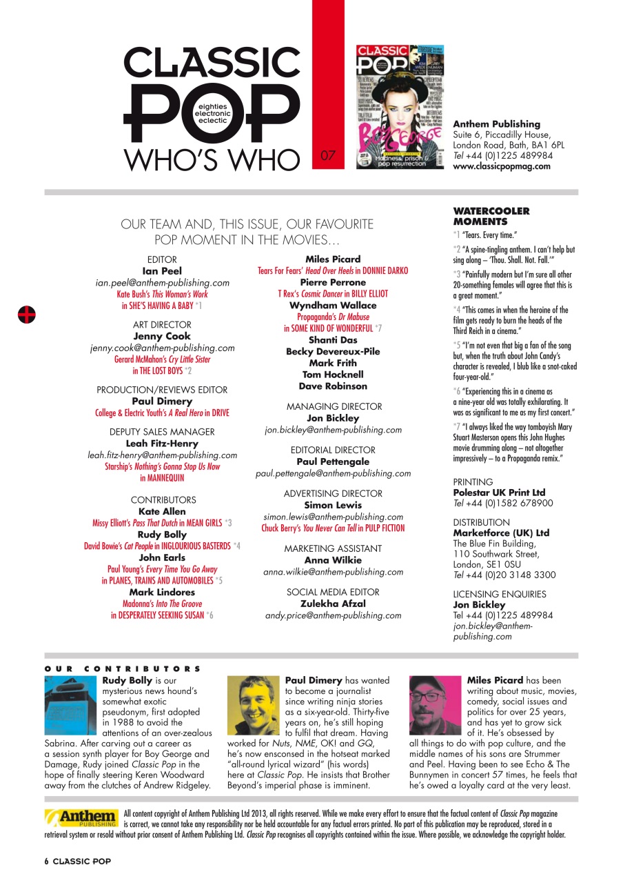 Classic Pop Preview Pages