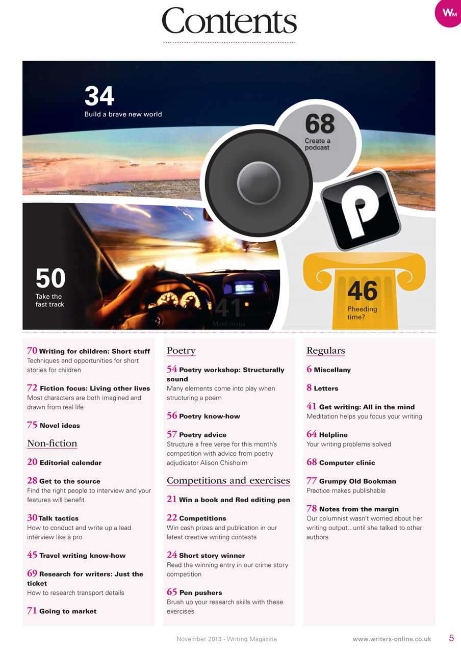 Writing Magazine Preview Pages