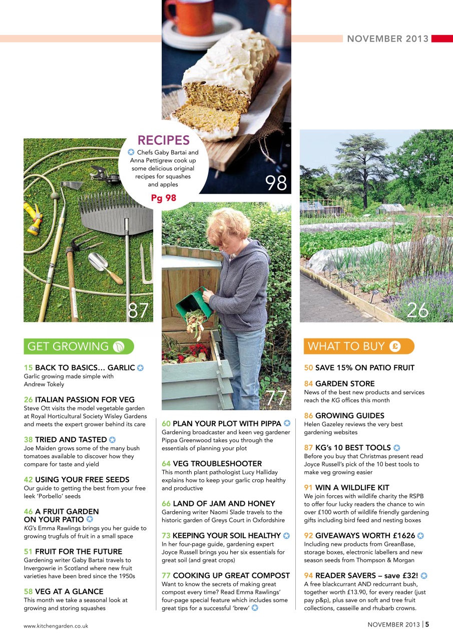 Kitchen Garden Magazine Preview Pages