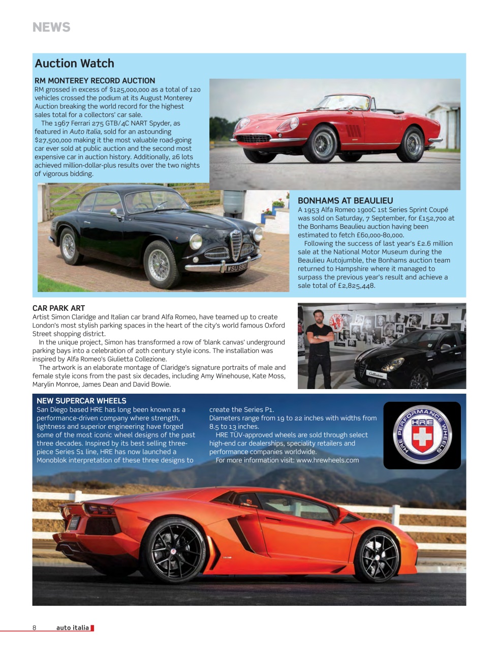 AutoItalia Magazine Preview Pages