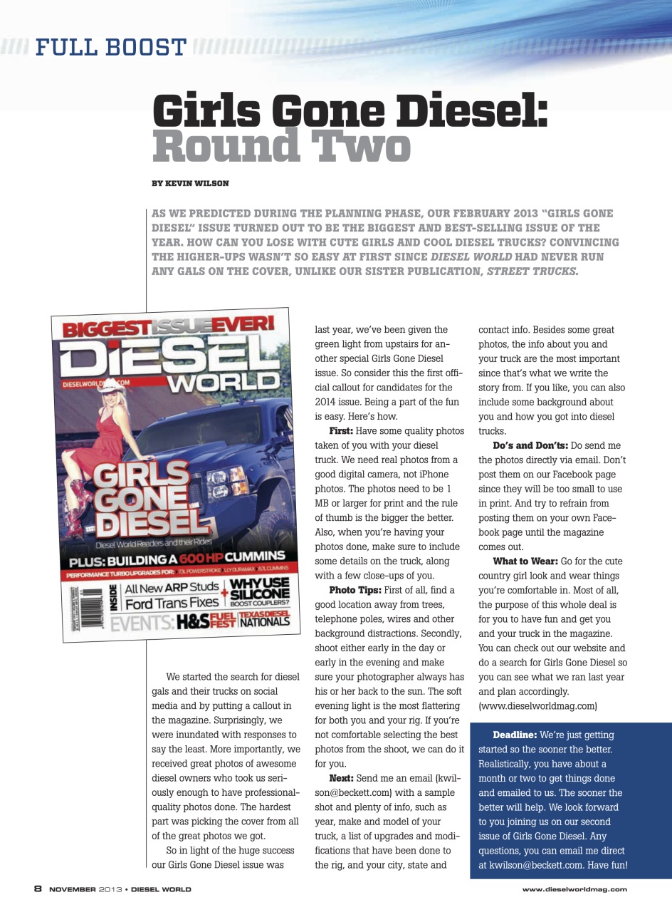 Diesel World Preview Pages