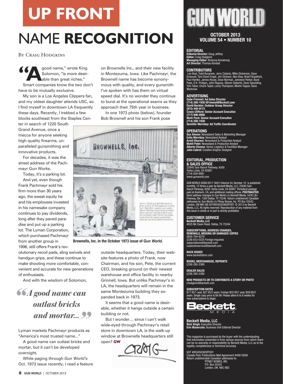 Gun World Preview Pages