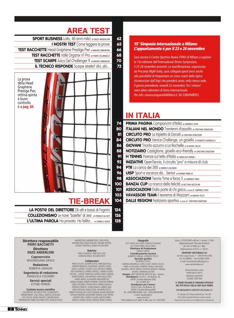 Il Tennis Italiano Preview Pages