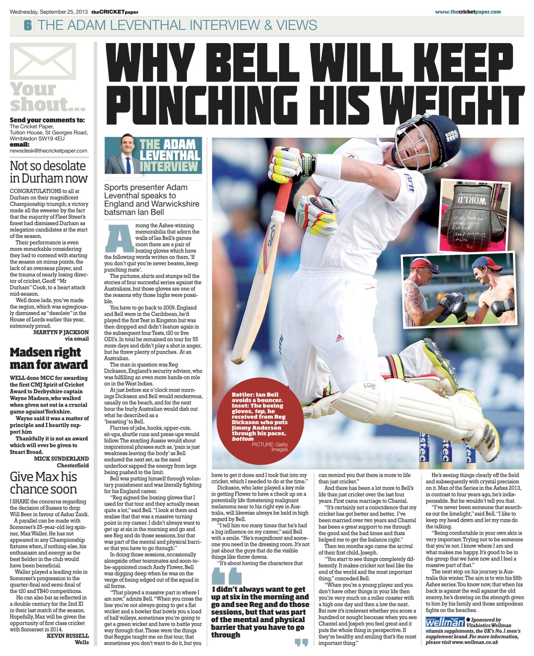 The Cricket Paper Preview Pages