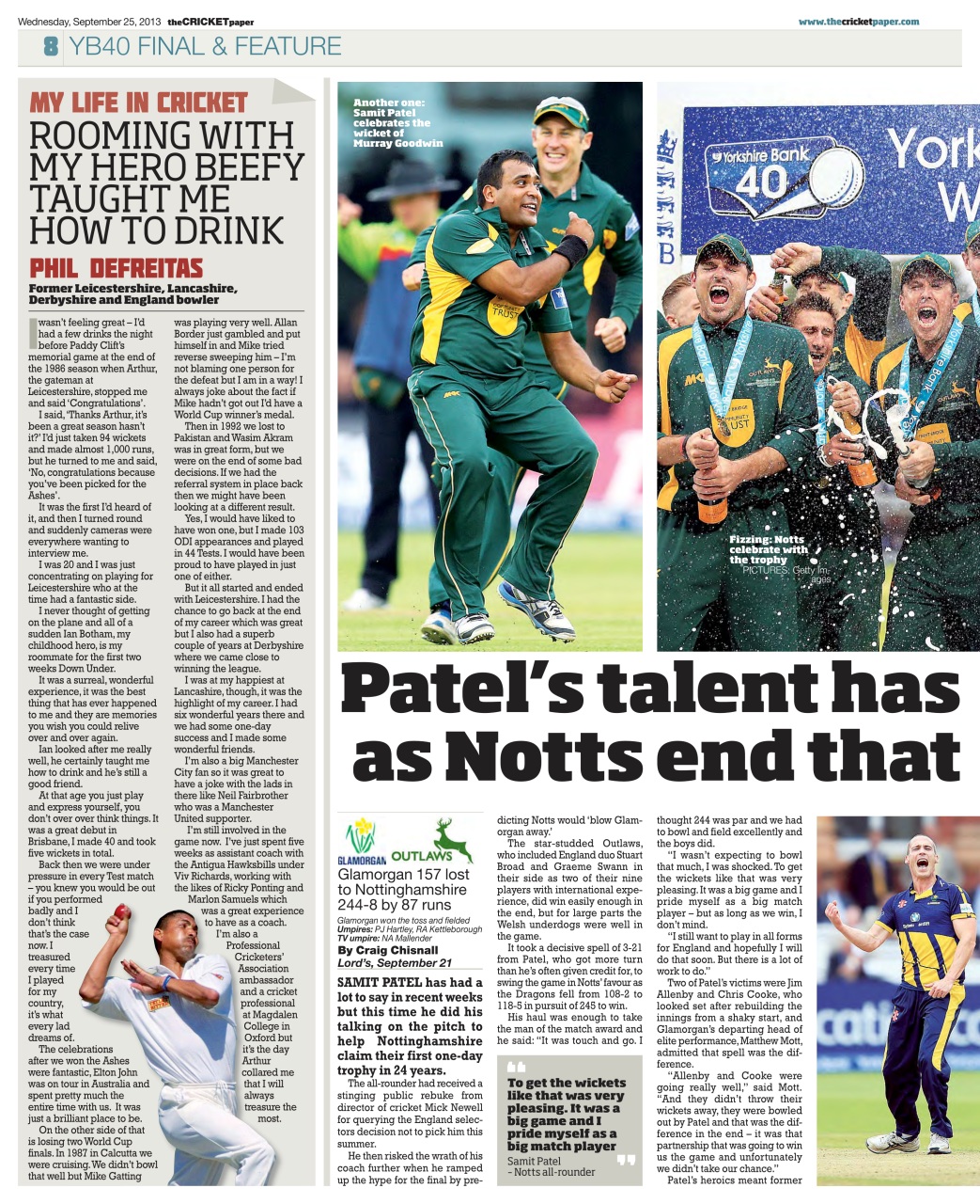 The Cricket Paper Preview Pages