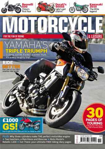 Motorcycle Sport & Leisure issue November 2013