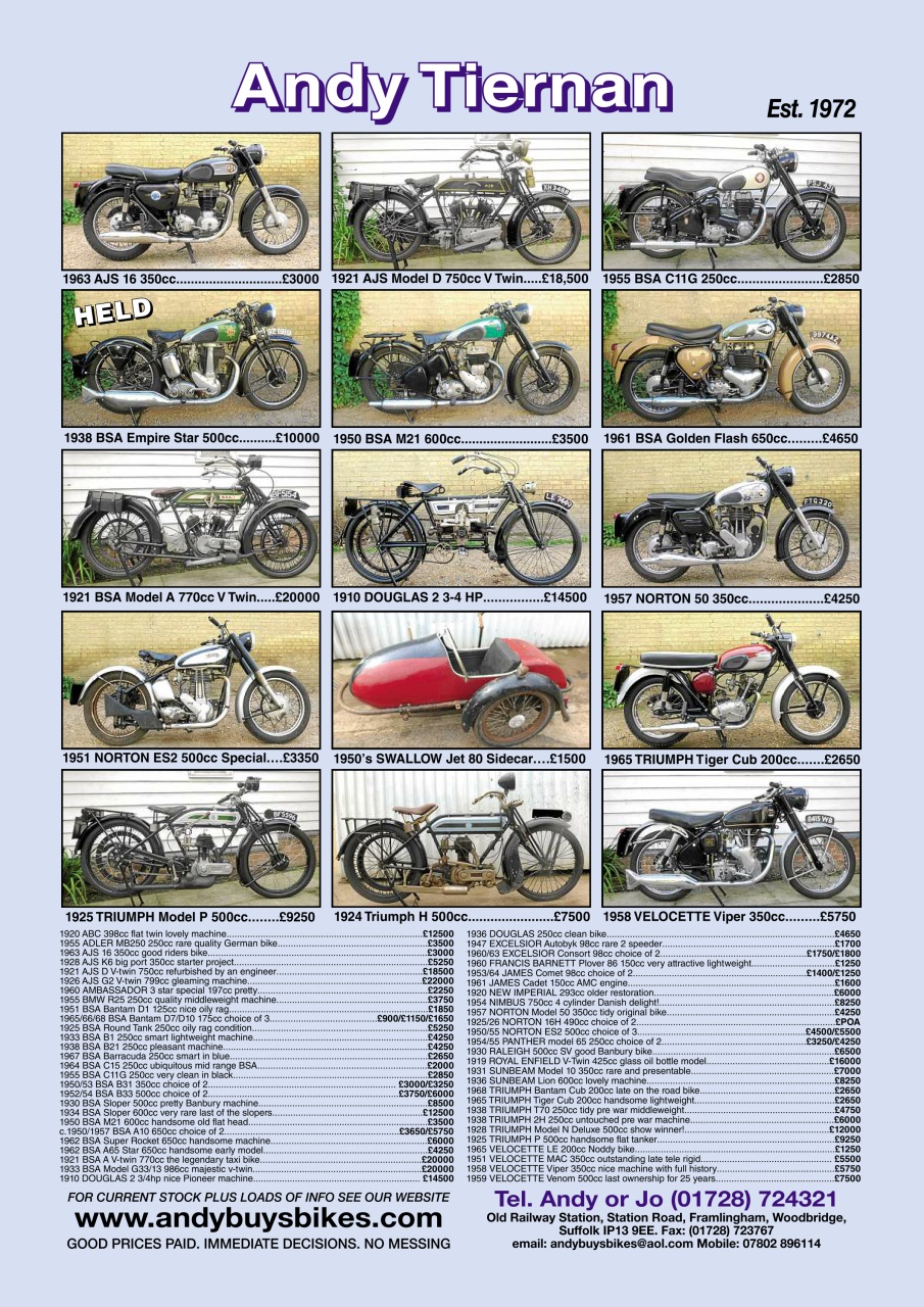 The Classic MotorCycle Preview Pages
