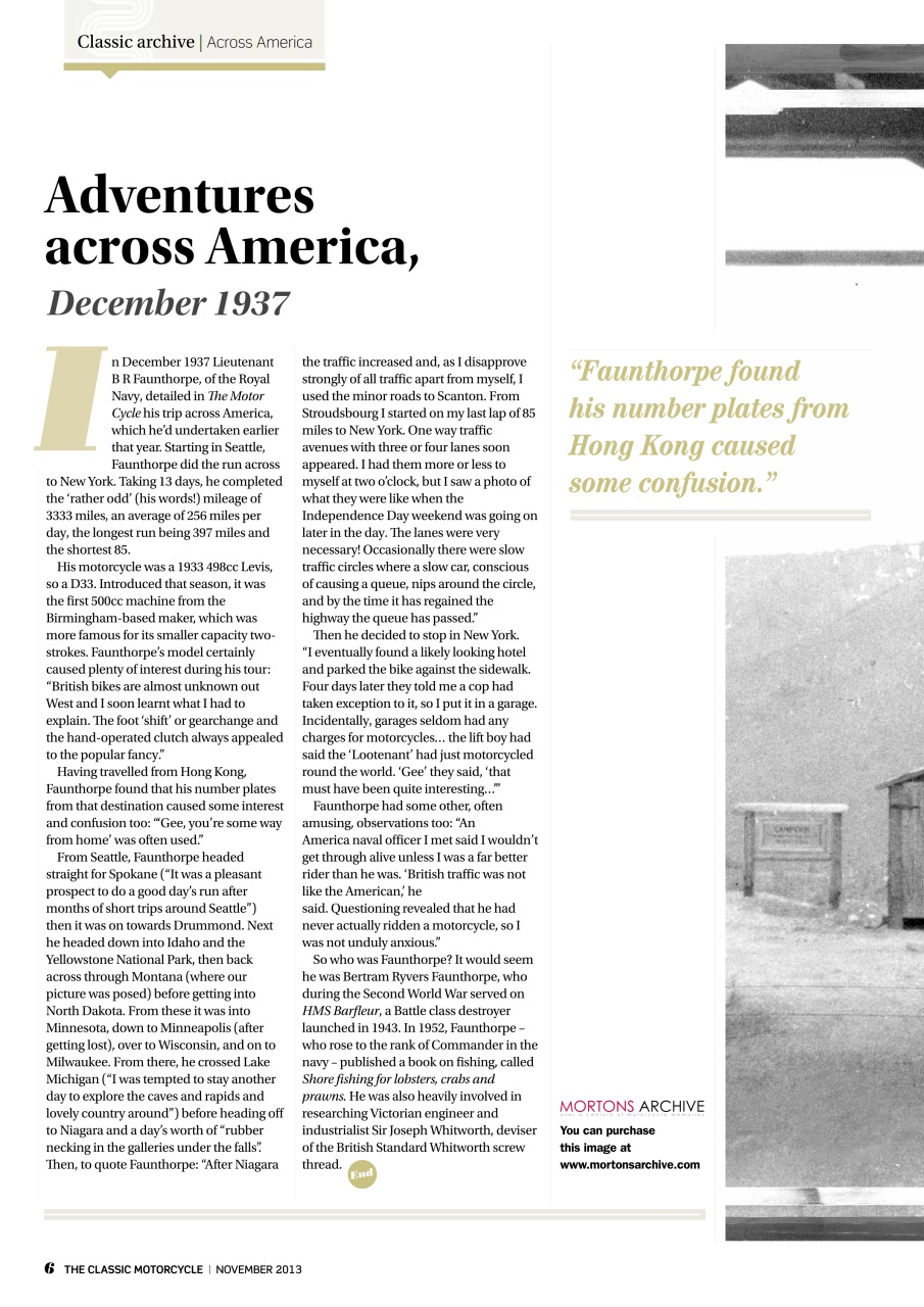 The Classic MotorCycle Preview Pages