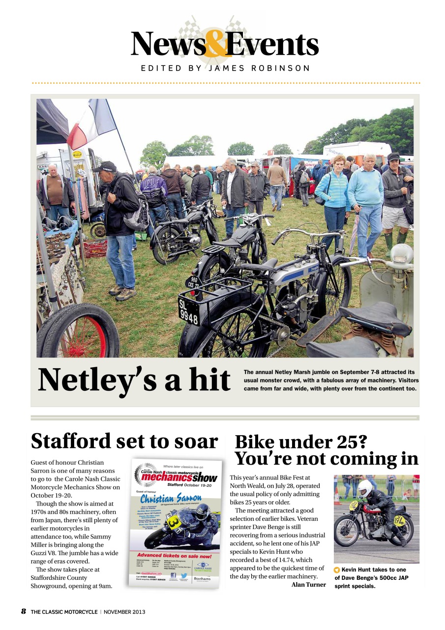 The Classic MotorCycle Preview Pages