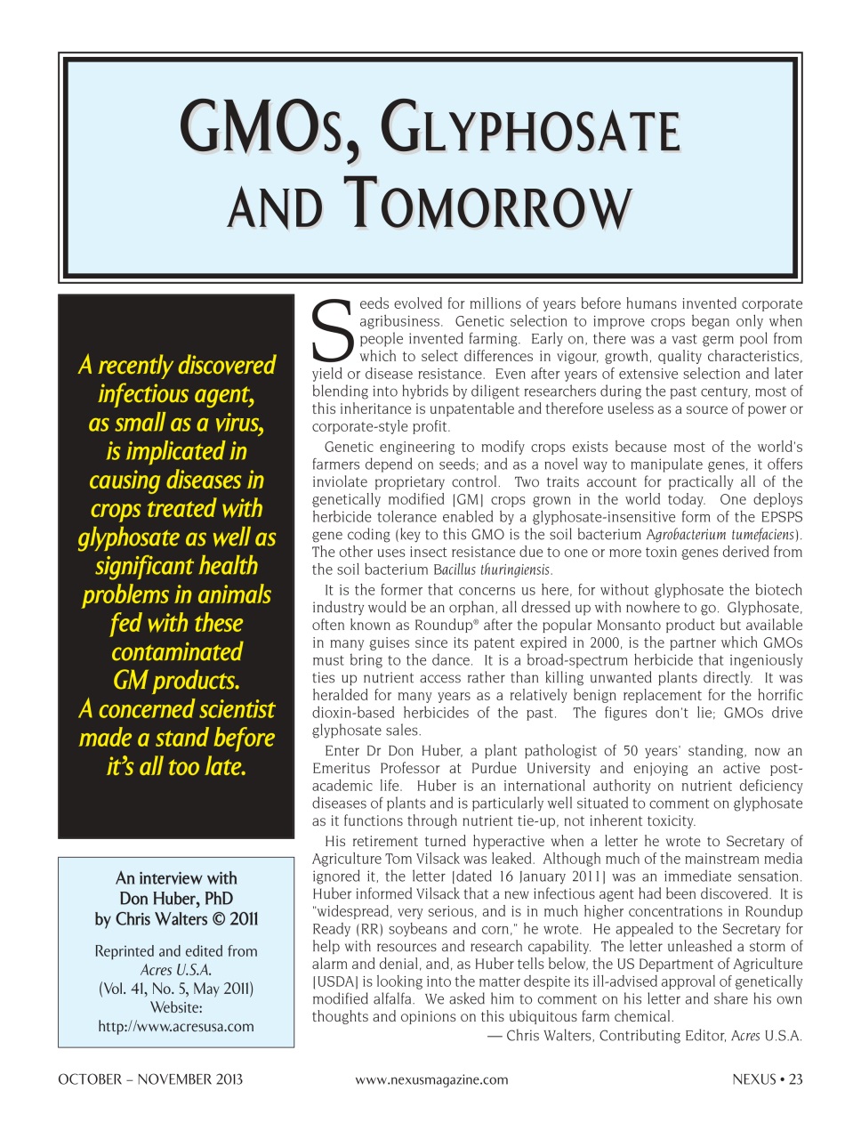 Nexus Magazine Preview Pages