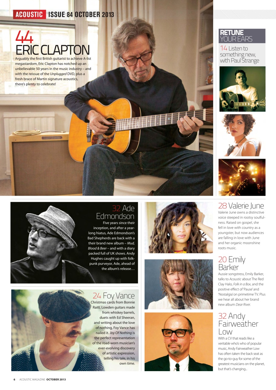 Acoustic Preview Pages
