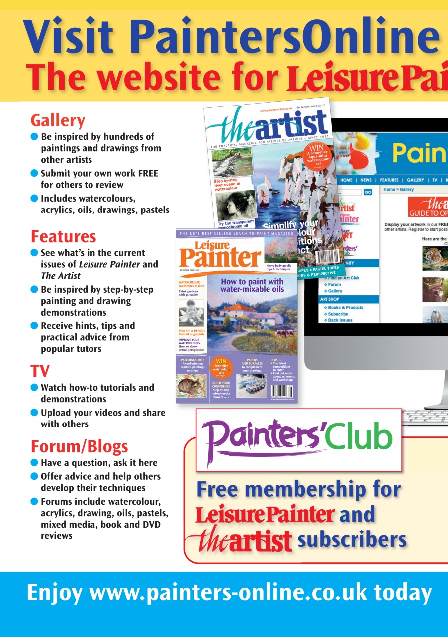 Leisure Painter & The Artist Preview Pages
